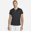 T-Shirt Nike Court Dri-Fit Advantage Noir -Tennis Équipement Magasin t shirt nike court dri fit advantage noir