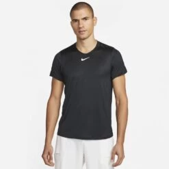 T-Shirt Nike Court Dri-Fit Advantage Noir