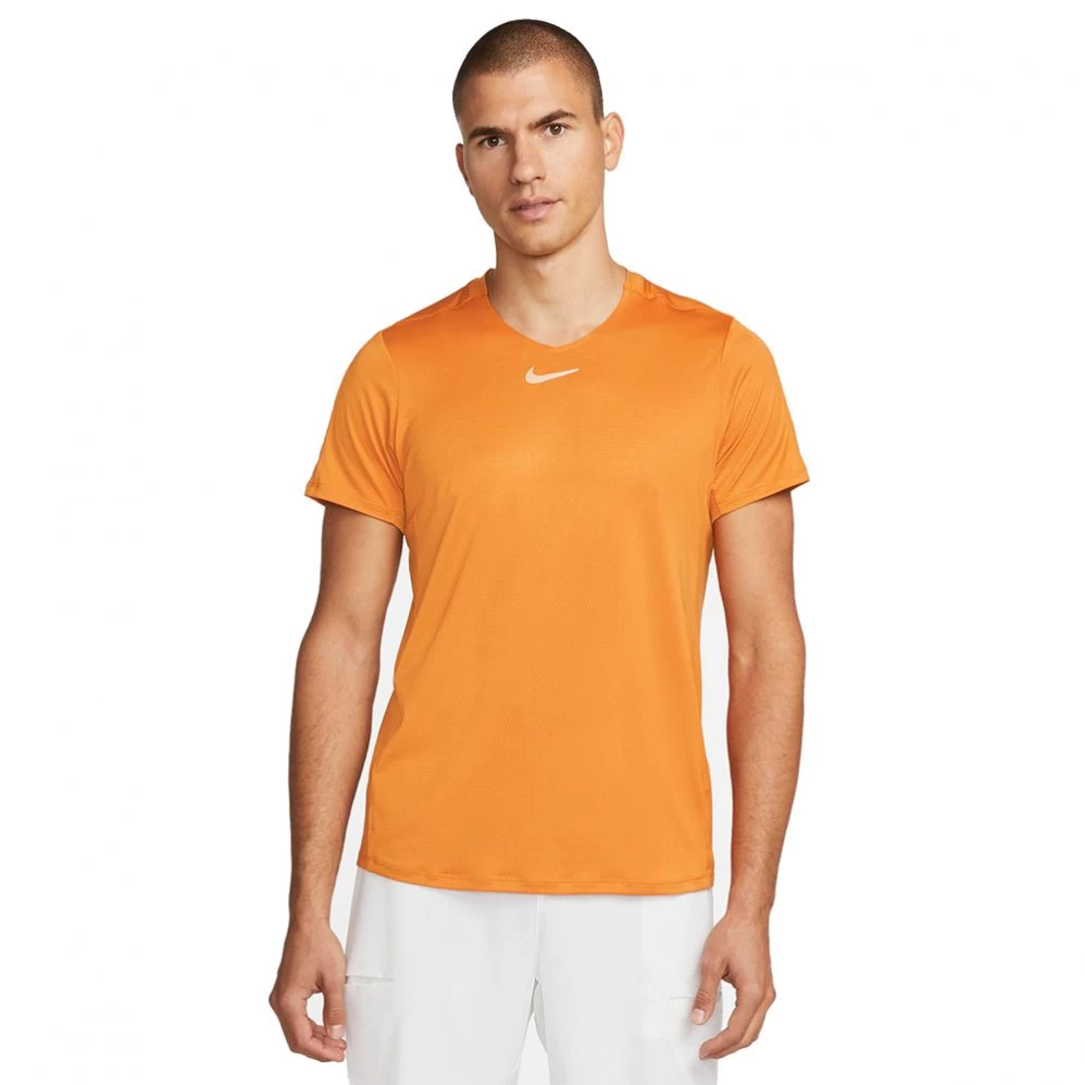 T-Shirt Nike Court Dri-Fit Advantage Orange 3 T-Shirt Nike Court Dri-Fit Advantage Orange
