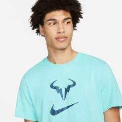 T-Shirt Nike Court Dri-Fit Rafa Bleu 7 T-Shirt Nike Court Dri-Fit Rafa Bleu -Tennis Équipement Magasin t shirt nike court dri fit rafa bleu 2