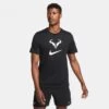 T-Shirt Nike Court Dri-Fit Rafa Noir 2 T-Shirt Nike Court Dri-Fit Rafa Noir -Tennis Équipement Magasin t shirt nike court dri fit rafa noir