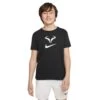 T-Shirt Nike Court Junior Dri-Fit Rafa Noir -Tennis Équipement Magasin t shirt nike court junior dri fit rafa noir