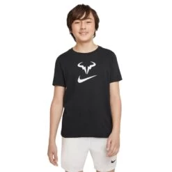 T-Shirt Nike Court Junior Dri-Fit Rafa Noir