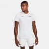 T-Shirt Nike Dri-Fit ADV Rafael Nadal Gris / Corail 1 T-Shirt Nike Dri-Fit ADV Rafael Nadal Gris / Corail -Tennis Équipement Magasin t shirt nike dri fit adv rafael nadal gris corail