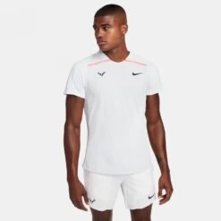 T-Shirt Nike Dri-Fit ADV Rafael Nadal Gris / Corail