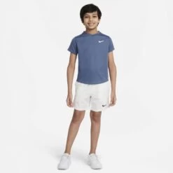 T-Shirt Nike Junior Dri-Fit Victory Bleu Gris -Tennis Équipement Magasin t shirt nike junior dri fit victory bleu gris 4
