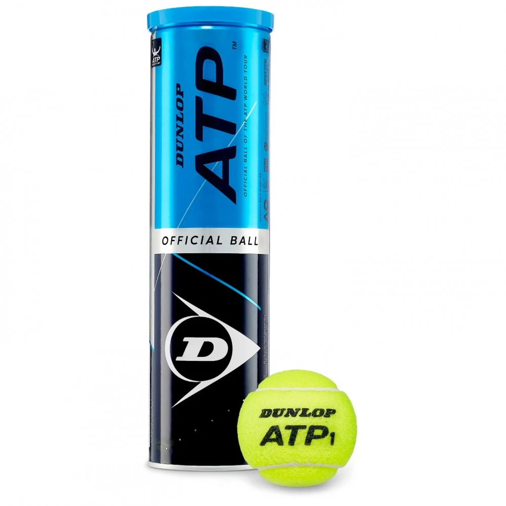 Tube De 4 Balles Dunlop ATP 2 Tube De 4 Balles Dunlop ATP