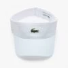 Visière Lacoste Sport Blanc L20L -Tennis Équipement Magasin visiere lacoste sport blanc l20l